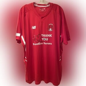 NB Leyton Orient Red Frontline Heroes 20-21 Home Kit “Sponsored" by Harry Kane